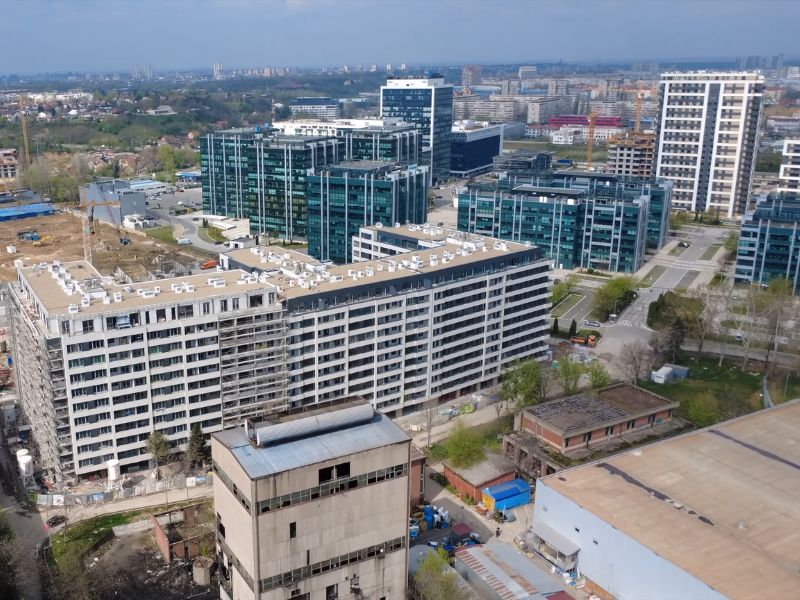 prikaz zgrade u izgradnji blok 64